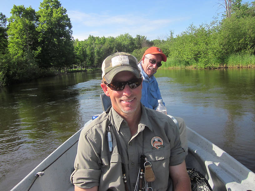 Ed McCoy and Mike on Manistee