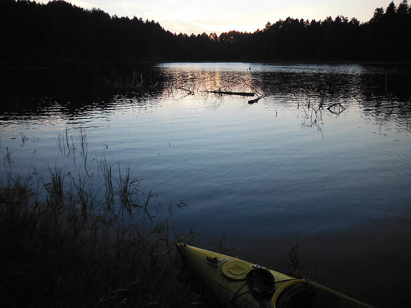 Sunset over the Pond