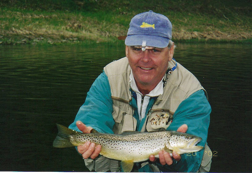 Nice brown on #14 Rusty spinner.  I saw fish rising while I was in the rower's seat of my Hyde but was too lazy to cast and to be frank just didn't think it was a goood fish.  I pointed it out to my buddy and the fish ate on the second, or third cast, and it was a beauty.  So much for what I know about rise forms!