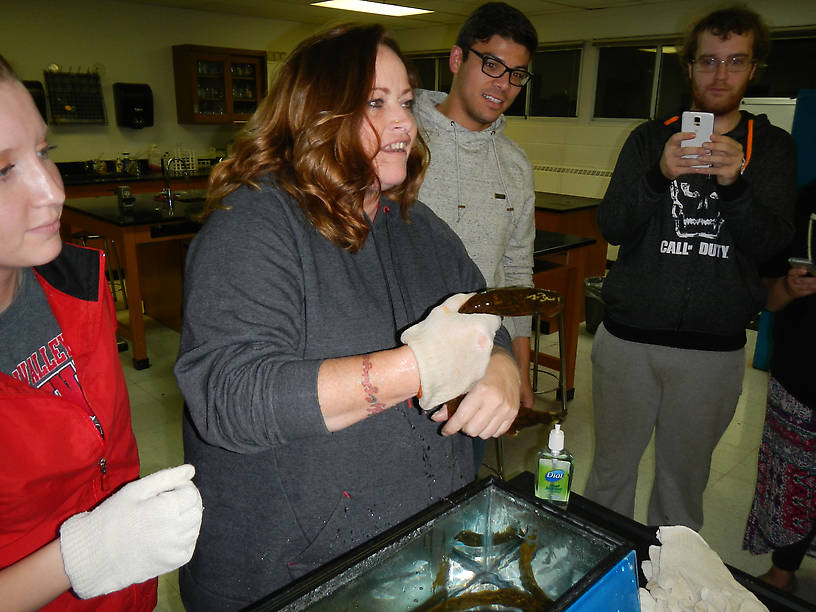 Laurie, veteran of both the U.S. Army AND Field Biology, is of course the first