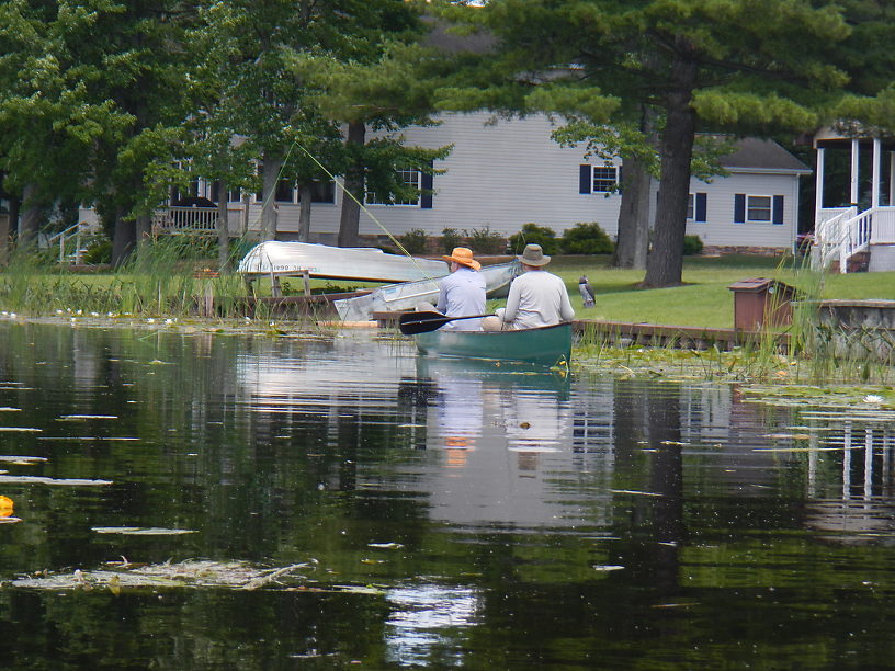 Joe & Todd heading out into Tawas Lake