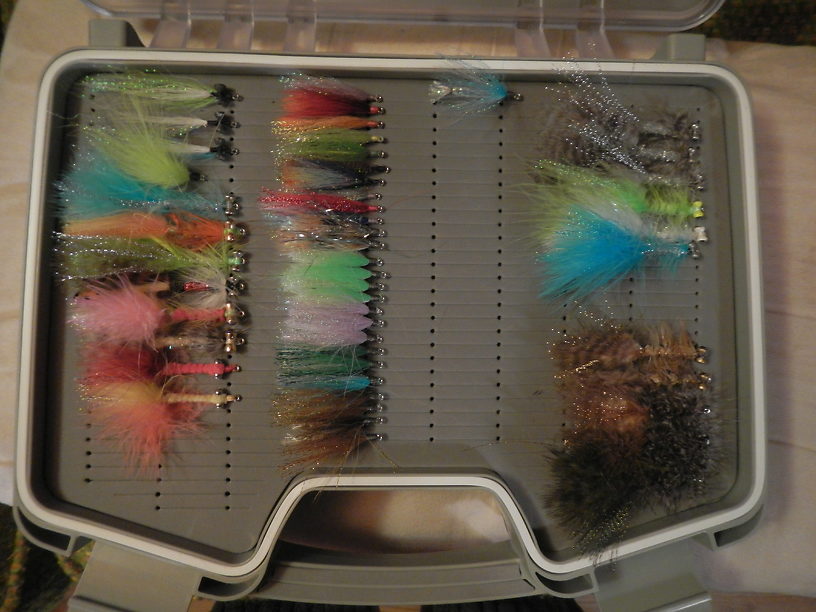 Saltwater flies I - nice new boat box!