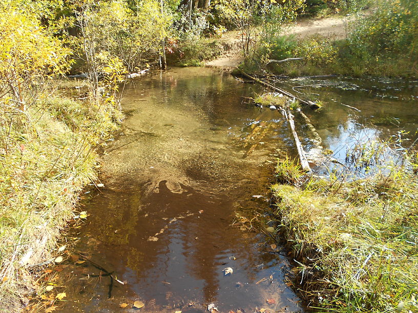 ORV crossing, fortunately not heavily used