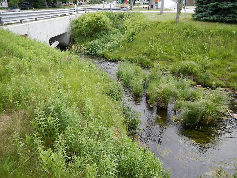 The outlet to Lake Huron