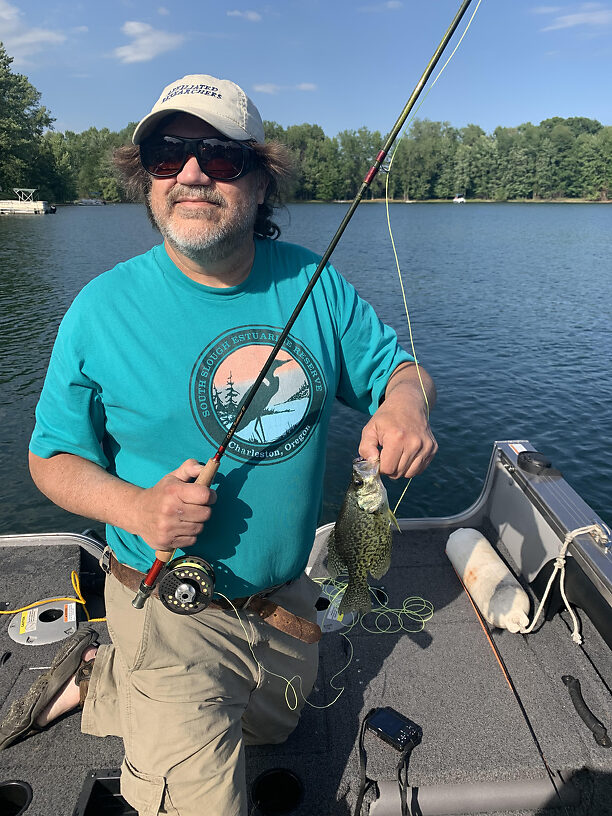 Nice fat black crappie for dinner!