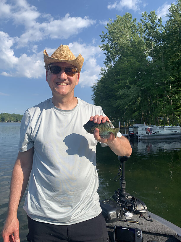 Joe with an eatin' sized 'gill