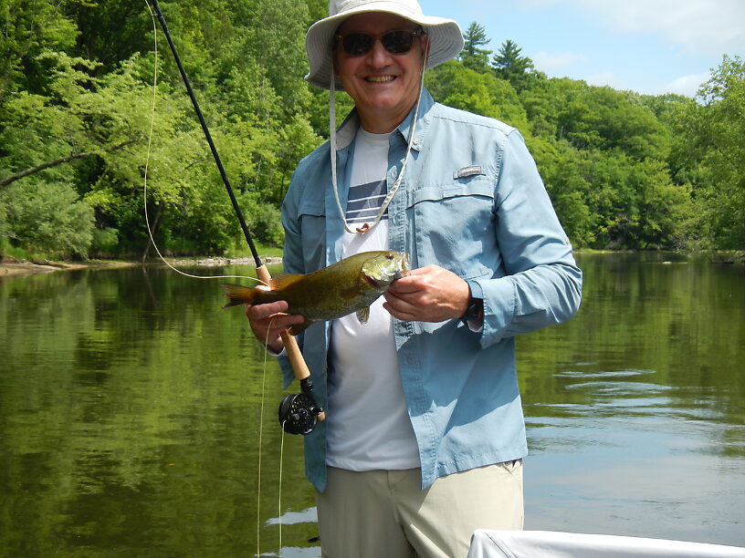 Joe with a nicer smallmouth