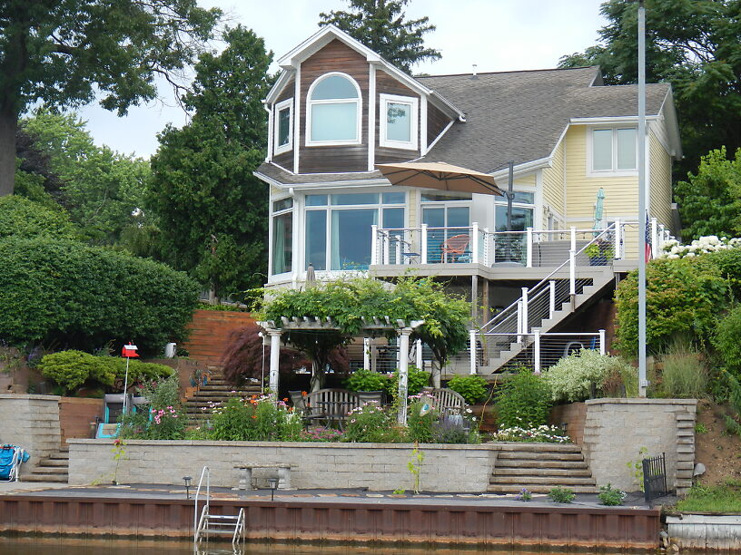 Joe & Susan's house from the lake