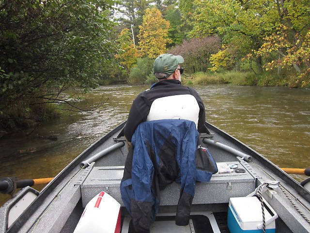 The Salmon Warrior at rest. 