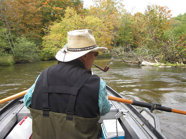 Doug is 70+, still plays pickup basketball...and ran me to exhaustion...He spent the day trying to break me of my trout fishing ways...Old habits are difficult to break. 