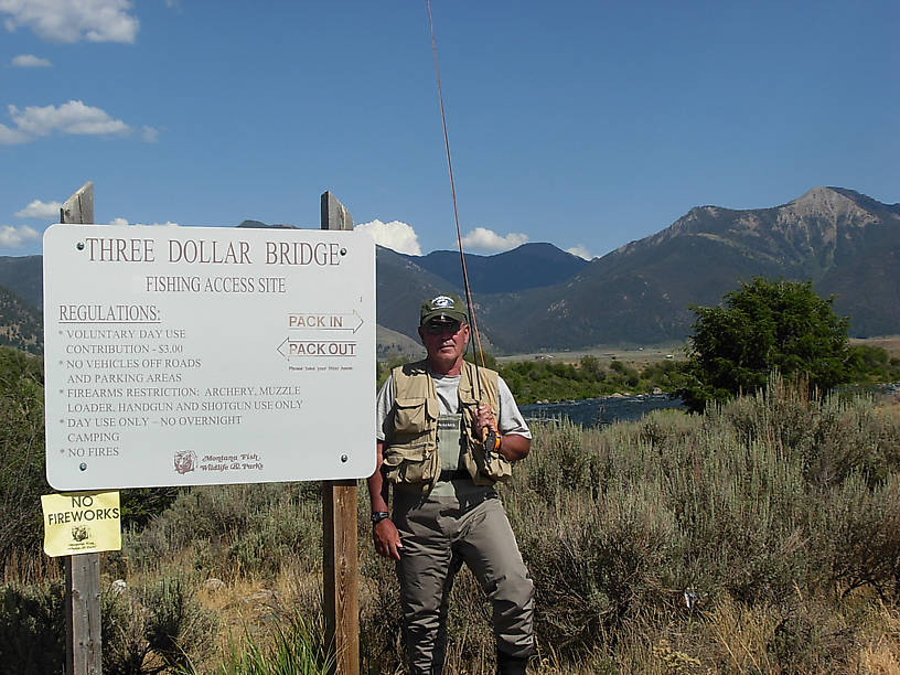 Also, below Reynolds Pass is the Three Dollar Bridge. Yup, that cool looking dude is me. :-)