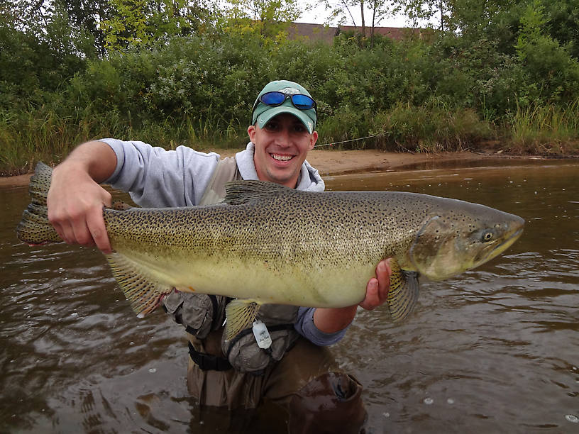 38" giant hen.  45 minute battle on my 7 wt.