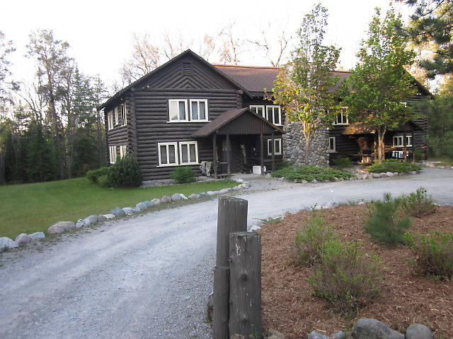 Rayburn Lodge where I stayed for the first three nights up with a gang from the Michigan Fly Fishing Club...The river is down a hill on the other side of the Lodge.